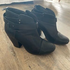 Rag & Bone Harrow Ankle Boots Black Size 39